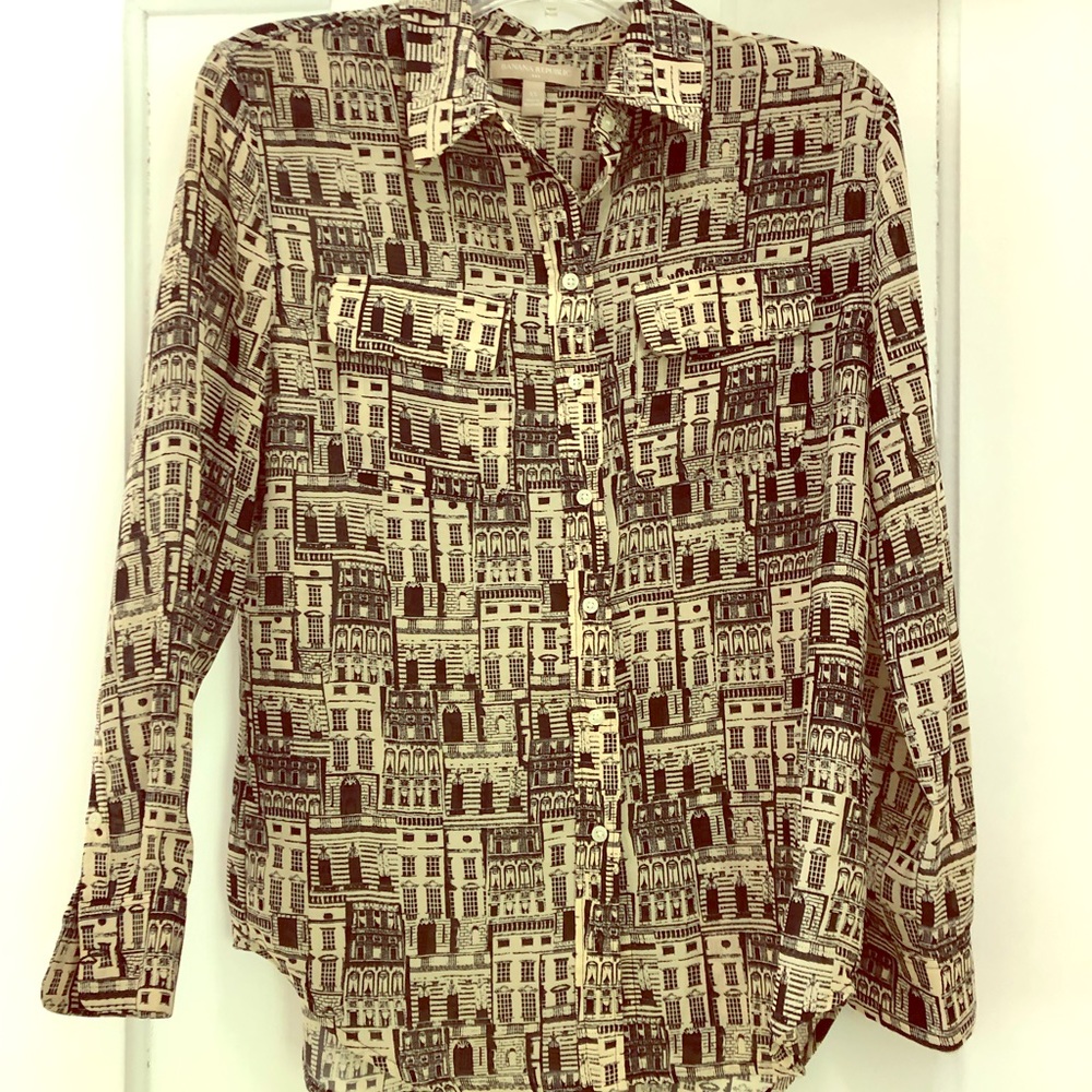 Banana city button down